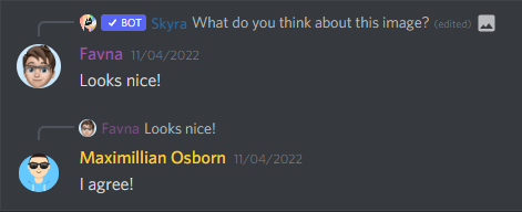 Message replies