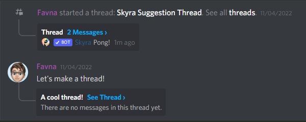 Threads and post creation